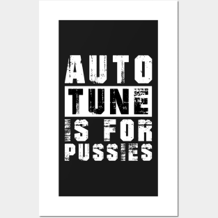 Autotune Is For Pussies Posters and Art